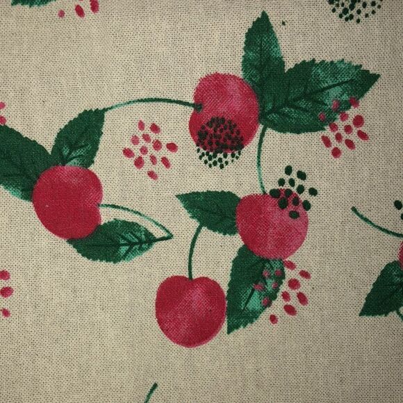 Mabelle Home Collection Cherry Print Cotton Apron - Picture 8 of 8